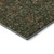 10' X 14' Emerald Copper And Beige Oriental Washable Area Rug With UV Protection