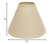 Beige Linen Cone Lamp Shade