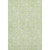 10' X 14' Artichoke Green And Ivory Floral Washable Area Rug With UV Protection