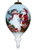 Christmas Santa and Snowman Hand Painted Mouth Blown Glass Ornament - 606114637684