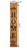47" Black And Natural Solid Wood Home Porch Sign