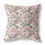 26 Red Pale Green Roses Indoor Outdoor Throw Pillow