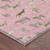 8' Blush And Beige Round Horse Washable Indoor Outdoor Area Rug