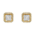10 Karat Yellow Gold Stud Earrings 