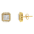 10 Karat Yellow Gold Stud Earrings 