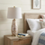28" Gold Novelty Table Lamp With Drum Shade