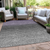 Abstract Washable Indoor Outdoor Area Rug