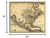 20" X 24" Map Of North America C1685 Vintage Poster Wall Art - 808230021525