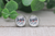 Blessed Mom Floral  Glass Stud Earrings