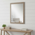 43" Light Brown Framed Accent Mirror