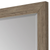 43" Light Brown Framed Accent Mirror