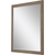 43" Light Brown Framed Accent Mirror