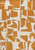 7' X 9' Yellow And White Geometric Washable Area Rug