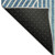 8' X 10' Teal And Ivory Geometric Washable Area Rug With UV Protection