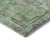 10' X 14' Artichoke Green Lavender And Teal Oriental Washable Area Rug With UV Protection