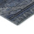 9' X 12' Blue Gray And Charcoal Oriental Washable Area Rug With UV Protection