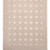 24" X 35" Beige Tone on Tone Polka Dot Turkish Cotton Bath Rug