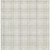 9' X 12' Ivory Brown And Beige Plaid Washable Area Rug With UV Protection