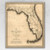 16" X 20" C1823 Early Map Of Florida Vintage Poster Wall Art - 808230021716