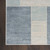 8' X 10' Blue and Ivory Geometric Power Loom Washable Area Rug