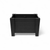 20" X 18" Black Heavy Duty Plastic Square Planter Box