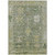 8' X 10' Sage And Beige Tribal Washable Indoor Outdoor Area Rug