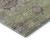 8' X 10' Artichoke Green Beige And Taupe Floral Medallion Washable Area Rug With UV Protection