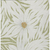 3' X 5' Artichoke Green Ivory And Gold Floral Washable Indoor Outdoor Area Rug