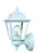 White Cast Aluminum Outdoor Wall Light