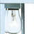 White Hanging Glass Lantern Wall Light