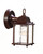 Dark Brown Hanging Waterfall Glass Lantern Wall Light
