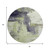 8' Fern Green Gray And Ivory Abstract Washable Round Rug With UV Protection