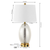 27" Gold Novelty Table Lamp With Empire Shade