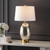27" Gold Novelty Table Lamp With Empire Shade