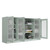 65" Sage Solid Wood Enclosed Storage TV Stand