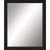 33" Dark Brown Accent Mirror