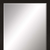 33" Dark Brown Accent Mirror