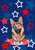 German Shepherd - Hippie Hound Studios Patriotic  House and Garden Flags