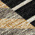 9' X 12' Black Gray And Khaki Patchwork Washable Indoor Outdoor Area Rug