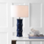 27" Clear Novelty Table Lamp With Drum Shade