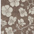 10' X 14' Brown And Beige Floral Washable Area Rug With UV Protection