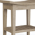 18" X 18" Brown Teak Rectangular Shower Bench With Shelf