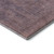 9' X 12' Mauve And Plum Striped Washable Area Rug With UV Protection