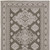 4' X 6' Gray Medallion Area Rug