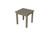 20" Greenish Gray Solid Wood Square End Table