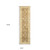 10' Brown And Beige Wool Oriental Hand Knotted Runner Rug