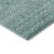 10' X 14' Aqua And Ivory Tribal Washable Area Rug With UV Protection
