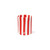 Barn Red And White Silicone Conical Shape Stemless Whiskey Glass