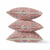20 Magenta Orange Paisley Indoor Outdoor Throw Pillow