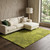 8' X 11' Green Shag Hand Tufted Area Rug